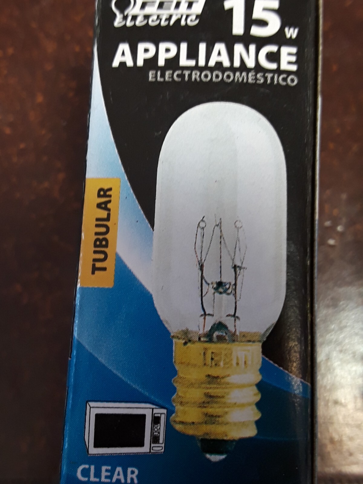 Feit Electric 15Watt Tubular Clear Light Bulb Lava Lamp, Appliance