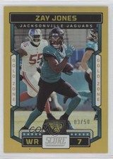 2023 Score Gold Zone 3/50 Zay Jones #20 05ov