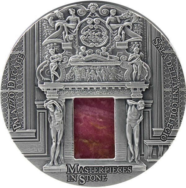 2016 Fiji Sala dell’Anticollegio Masterpieces in Stone 3 oz Silver Coin