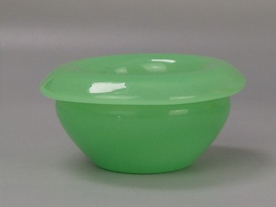 Vintage Jade Glas Uran Bürste Waschschüssel