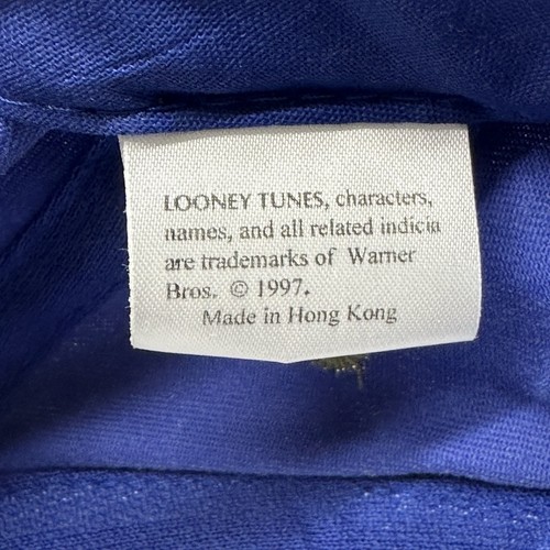 Vintage 1997 Master of Disaster Looney Tunes Kids Hat Snapback Taz Warner USA - Afbeelding 7 van 9