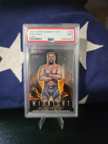 2024 Topps Midnight UFC Dusk 52/75 Jon Jones #100 