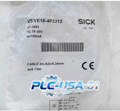 VS/VE18-4P3212 1PCS Brand New SICK VS/VE18-4P3212 Photoelectric Switch Sensor