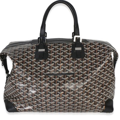 Goyard Black Goyardine Canvas Boeing 45