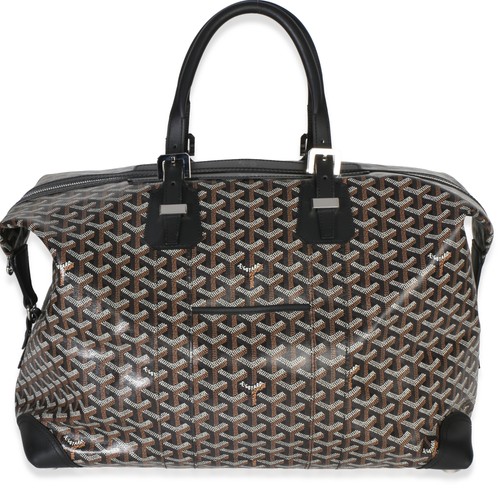 Goyard Black Goyardine Canvas Boeing 45