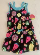 Girls Okie Dokie Jumpsuit Shorts New With Tags Size M 5 One-piece No Sleeve