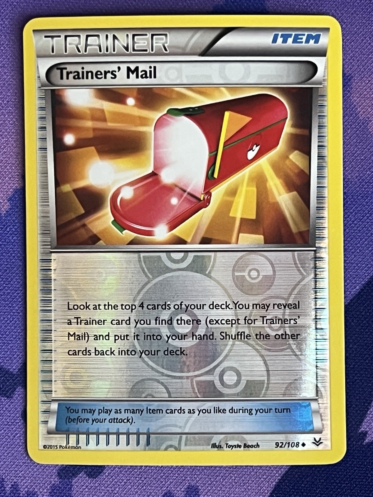 Pokemon Trainers' Mail 92/108 Roaring Skies Reverse Holo Uncommon