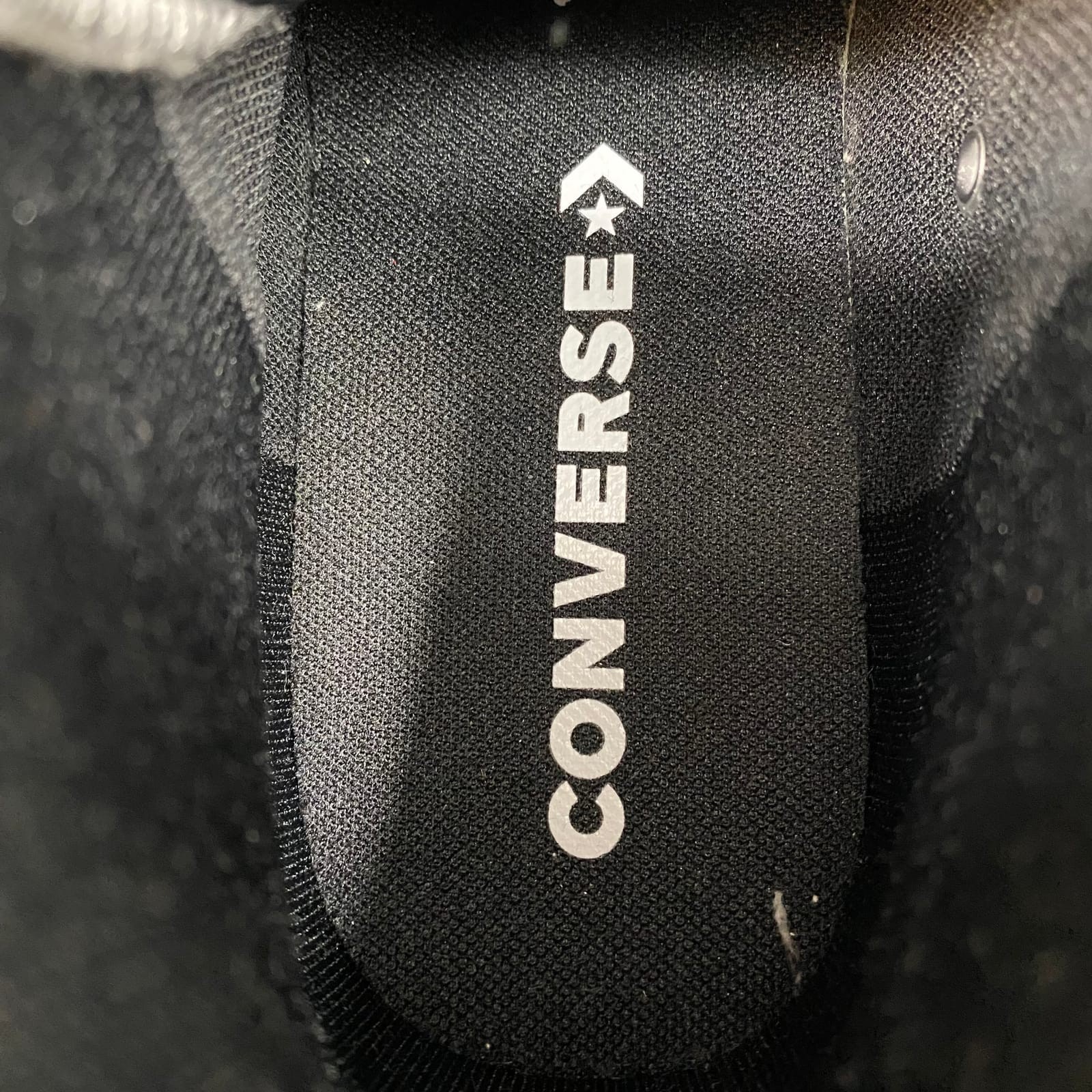 Converse Black Beige Patchwork High Top Sneakers … - image 3