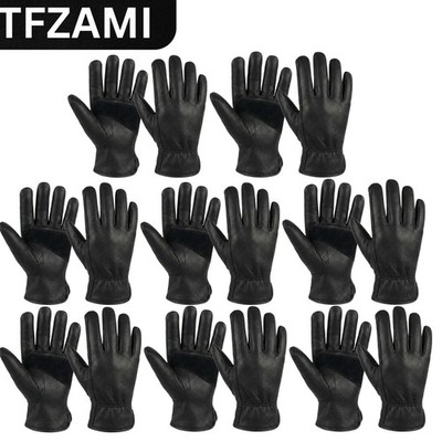 TFZAMI Premium Echtleder Arbeitshandschuhe Sicherheitsgriff schnelle UK-Lieferung