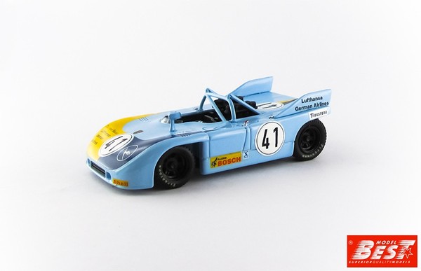 1:43 Best Porsche 908/03 #41 2Nd Nurburgring Interserie 1972 R.Jost BE9627 Model-image