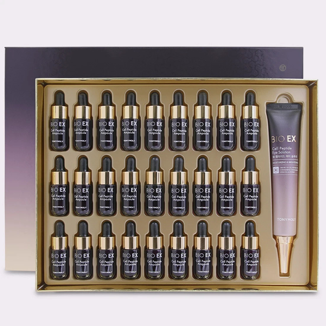 TONYMOLY Bio EX Cell Peptide Ampoule Special Set + Eye Cream Anti-Aging Skincare