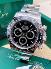 Rolex Cosmograph Daytona Oyster 40mm Watch, 126500 LN Black Dial, 2025, Full Set