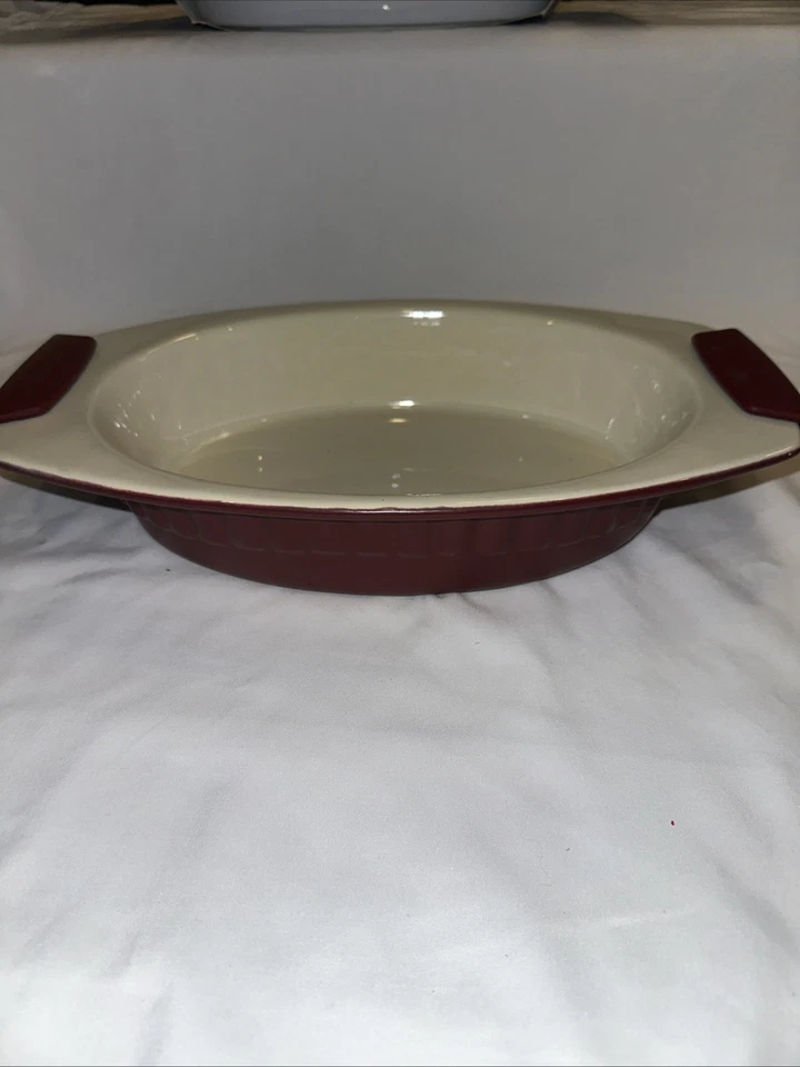 KitchenAid Juego de Cápsulas Cerámicas 2 Piezas Blanco y Rojo Nuevo Caja Abierta Foto 2 de 4