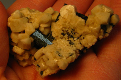 40g 2.3x1.3x 1.1inch CHLORITE ON FELDSPAR CRYSTALS SPECIMEN JIANGSU CHINA #003