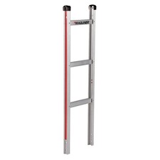 MAGLINER 300001 Straight Back Frame,Steel,Silver 9U476