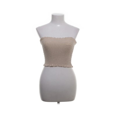 Zenana, Tube Top, Größe: XS, Beige, Elasthan/Polyester, Einfarbig, Damen #hwX