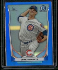 2014 Bowman Draft #CDP43 Jake Stinnett Chrome Blue Refractors #/399