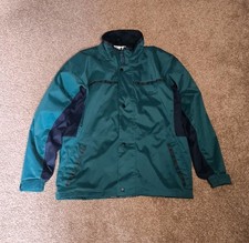 Keela St Andrews Golf Golf Regenbekleidung Jacke Gr&ouml;&szlig;e SMALL gr&uuml;n marineblau Tartan sehr guter Zustand