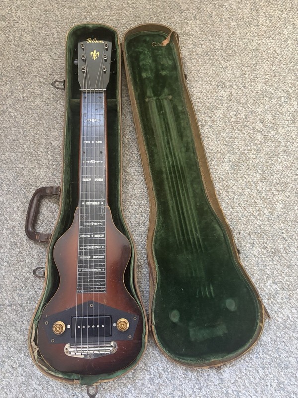 1940’s Gibson EH-125 guitar lap steel Modified P-90 Vintage Rare