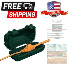 Extension Cord Cover Waterproof, Outdoor Cord Connection Protector for Outsid...