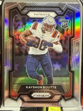 Kayshon Boutte 2023 Panini Prizm #370 Rookie RC Silver New England Patriots 🔥📈