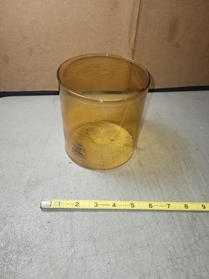 Vintage Coleman yellow globe for 220 228 Lanterns maybe Amber Globe Pyrex only