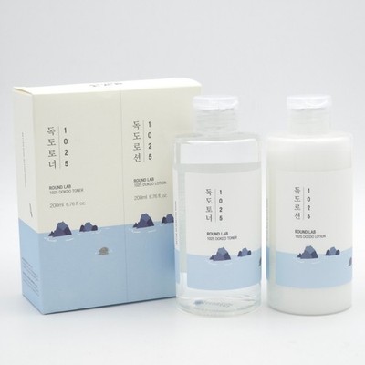 Round Lab 1025 Dokdo Toner Lotion Special Set Moisturizing Hydration K-Beauty