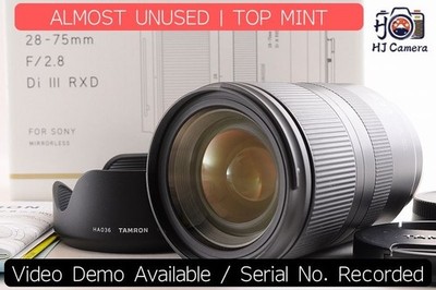 ALMOST UNUSED] Tamron 28-75mm f/2.8 Di III RXD for Sony E