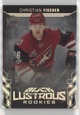 2017-18 SPx UD Black Lustrous Rookies 90/299 Christian Fischer #LR-CF 5vt