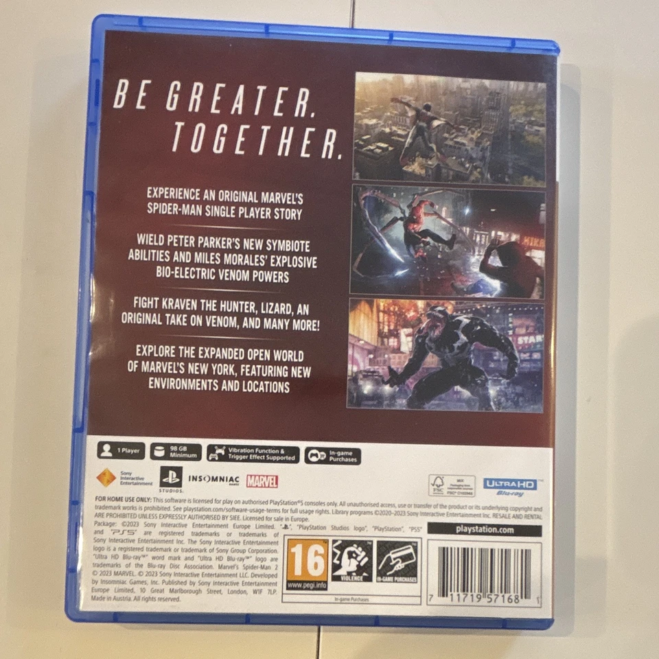 PS5 Marvel Spider-Man 2, photo 2 of 3