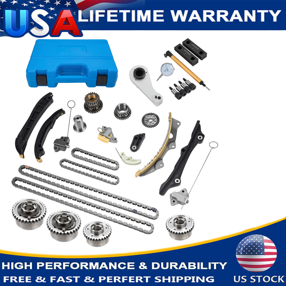 For Maserati Ghibli S Levante S 3.0L Sport Timing Chain Kit Camshaft Phaser Tool