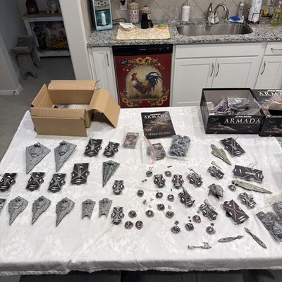 Fantasy Flight Games Star Wars Armada Rebel & Imperial Fleets Lot Large