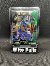 2025 Panini Select Premier Curtis Samuel #184 Black And Green Shock Prizm