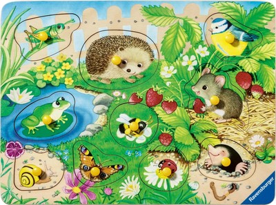 Ravensburger My First Wooden Puzzle – Sam Und Seine Freunde, 5 Holzteile Für Kleinkinder