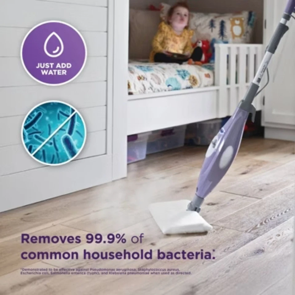 Shark S3501 Steam Pocket Mop, Lightweight for Hard Floors, 2 Washable Pads - Image 4 of 4