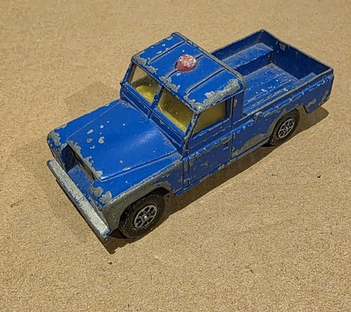 corgi toys land rover 109 wb whizzwheels blue vintage diecast car 1970s