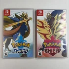 Pokemon Sword and Shield Lot Of 2 (Nintendo Switch) Authentic CIB