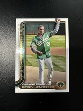 2025 Topps Series 2 FIRST PITCH #FP2-3 Rickey Henderson (Athletics)