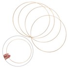  4 Pcs Artificial Floral Hoop Wreath Decor Frames Craft Rings DIY Dreamcatcher