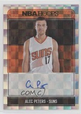 2017-18 Panini NBA Hoops Rookie Auto Alec Peters #RA-APT Auto pu3