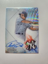 2021 Bowman Sterling Antonio Gomez autograph /125 New York Yankees Wave Refract
