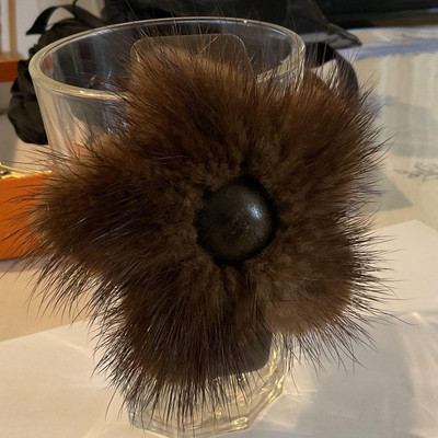 Luxury Alexandre De Paris Hair Mink Barrette
