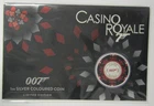 2023 1oz .999 Fine Silver Tuvalu Colorized 007 Casino Royale Round