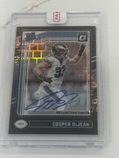 2024 DONRUSS OPTIC #221 COOPER DEJEAN ROOKIE AUTO BLACK PANDORA #23/25 