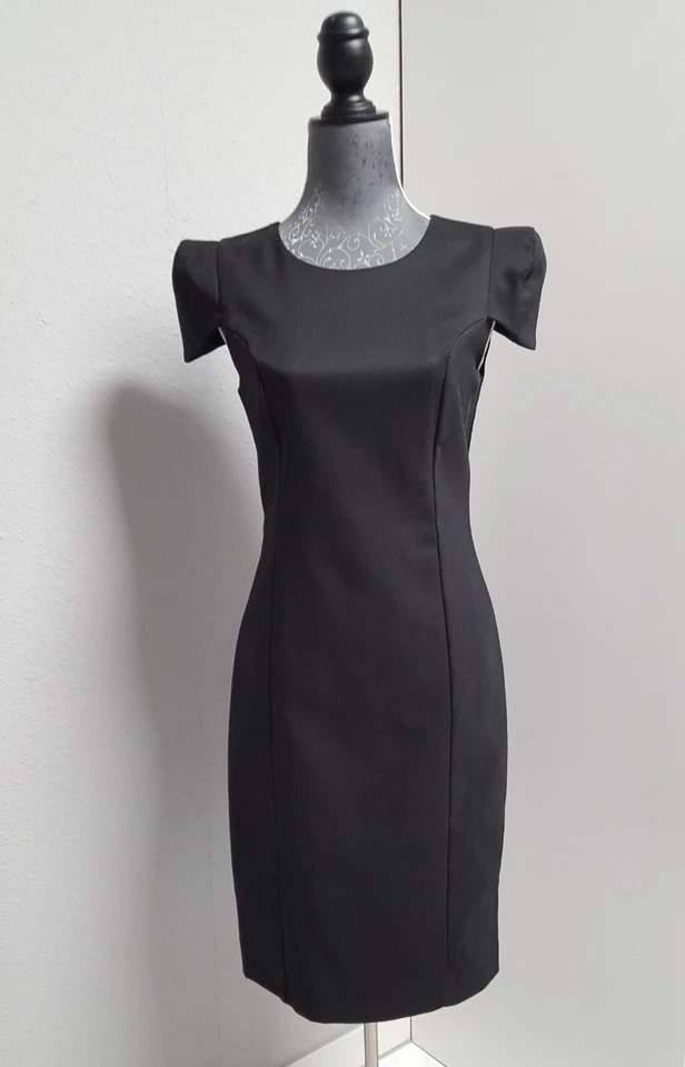 Etuikleid Kleid Figurbetont Silvester Party Schwarz in Größe 38 ( 12 ) - Bild 4 von 4