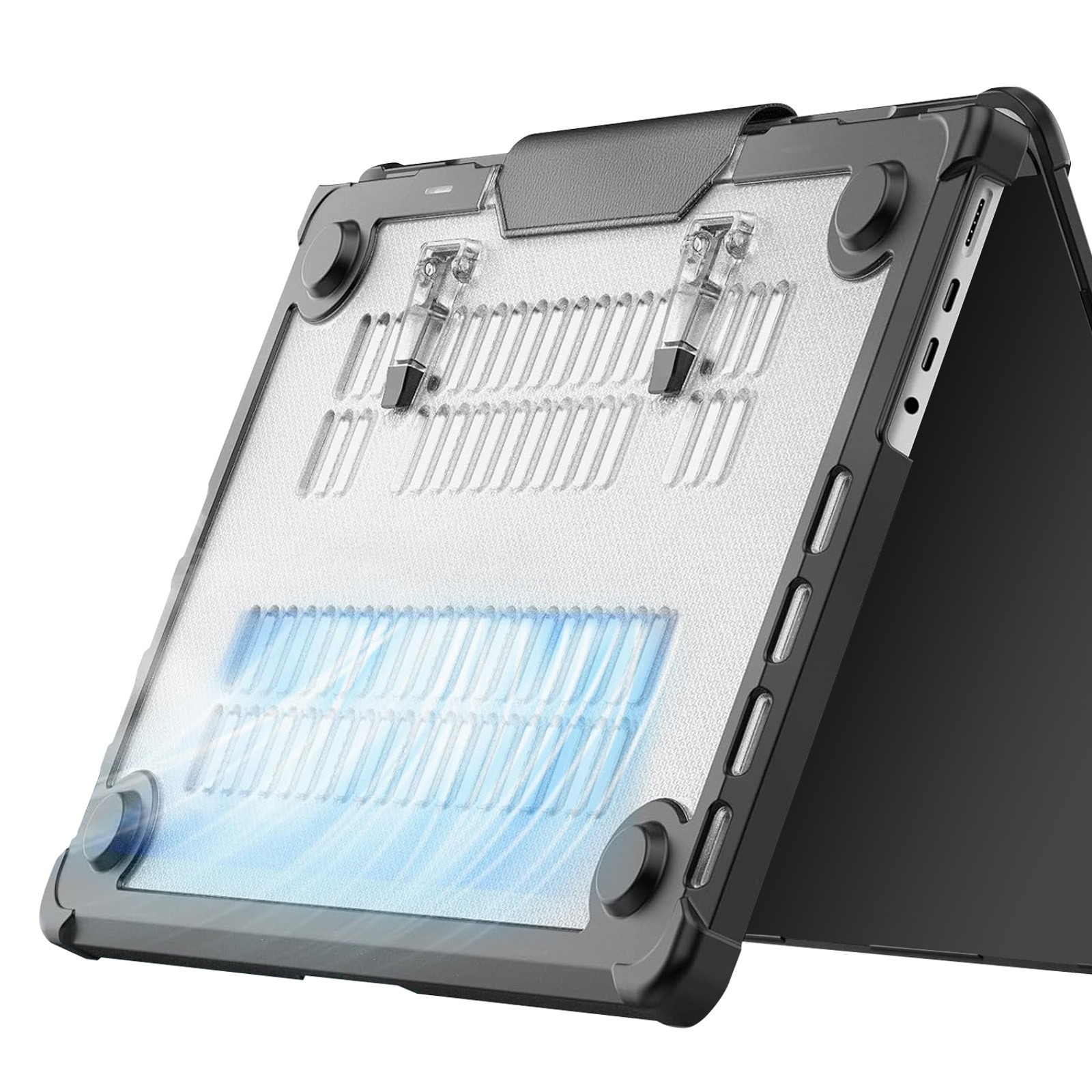 Coque MacBook Pro 16 robuste antichoc à béquille intégrée - 4