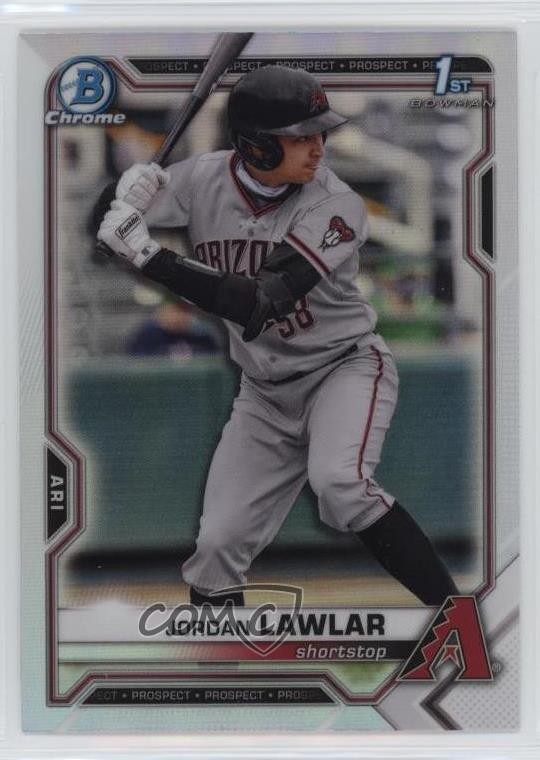 2021 Bowman Draft Chrome Refractor Jordan Lawlar #BDC-194 12jg