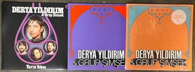 DERYA YILDIRIM & GRUP SIMSEK LP LOT - DOST 1/2/YARIN YOKSA vinyl album big crown