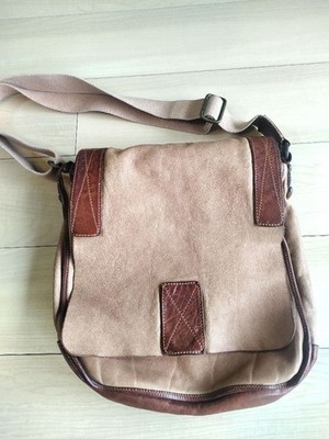 CAMPOMAGGI shoulder Messenger bag Men's casual authentic leather brown