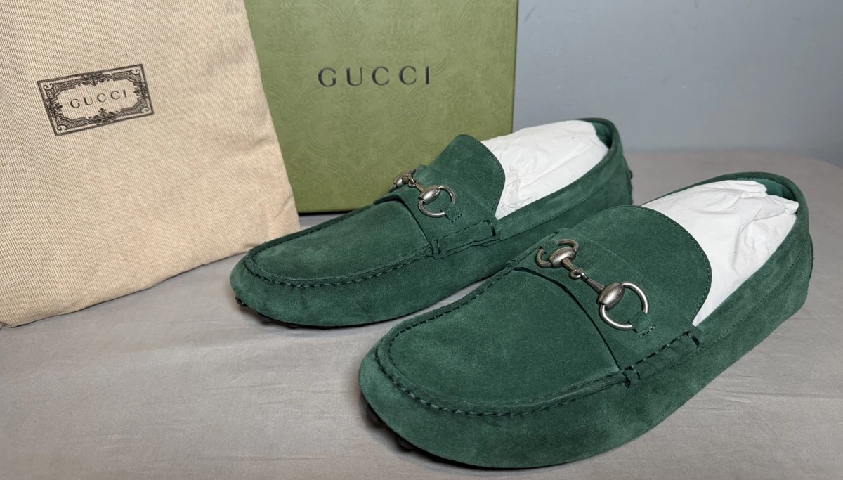 Gucci Green Suede Casual Shoes for Men for sale | eBay